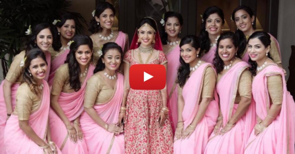 This Bride’s #ShaadiSquad Planned The Coolest Entry For Her!