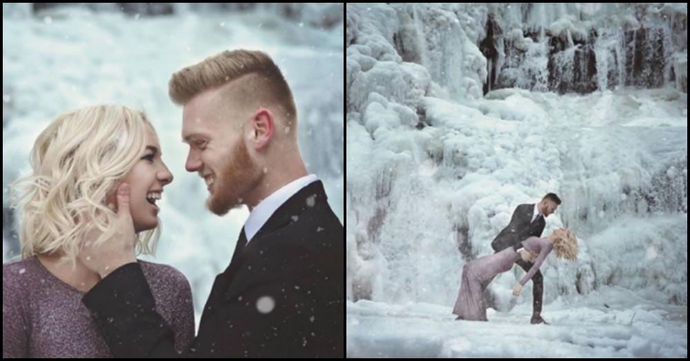 This Couple&#8217;s Icy Photo Shoot Will Give You All The Chills!