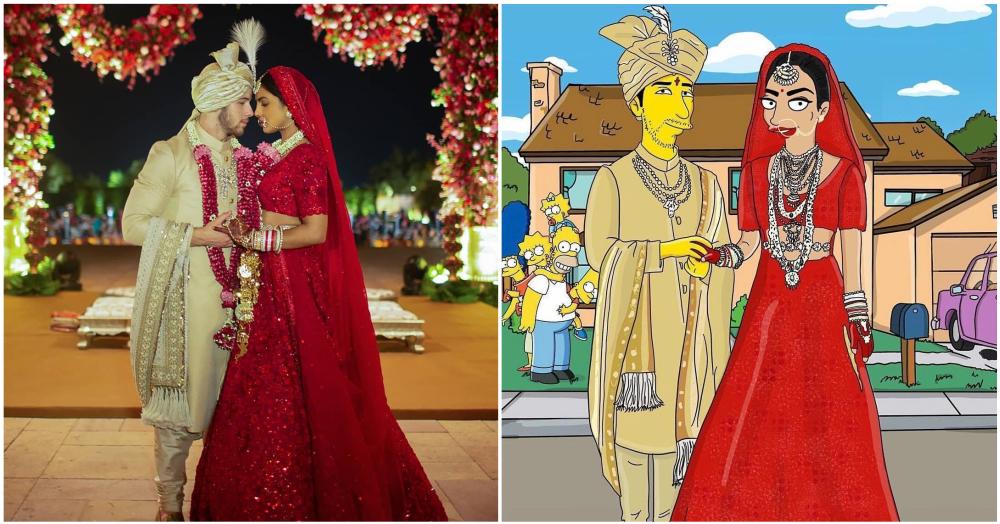Simpsons-Style: You Can&#8217;t Miss These Latest Pics Of Priyanka And Nick&#8217;s Wedding!
