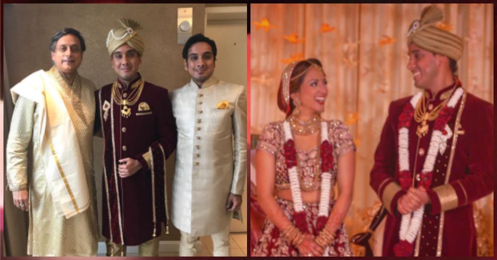 Shashi Tharoor’s Son Recently Got Married &amp; The Pictures Are Just FABULOUS!