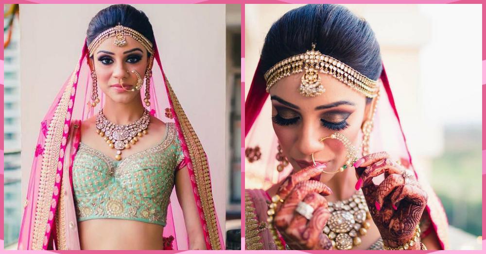 This Bride Wore A Unique Colour Combination &amp; We’re Obsessed!
