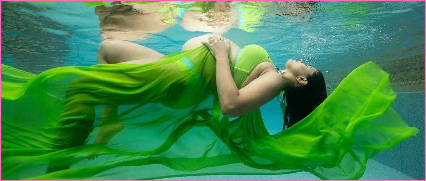 Sameera Reddy’s Stunning Underwater Pregnancy Photo Shoot Deserves Your Attention!