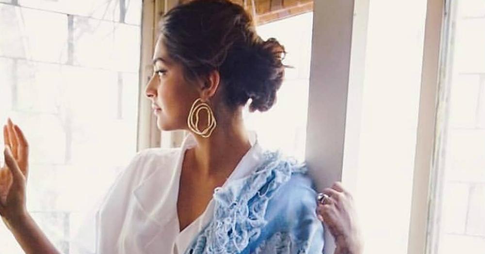 Did Sonam Kapoor Take Ripped Denim Too Far With This Saree?