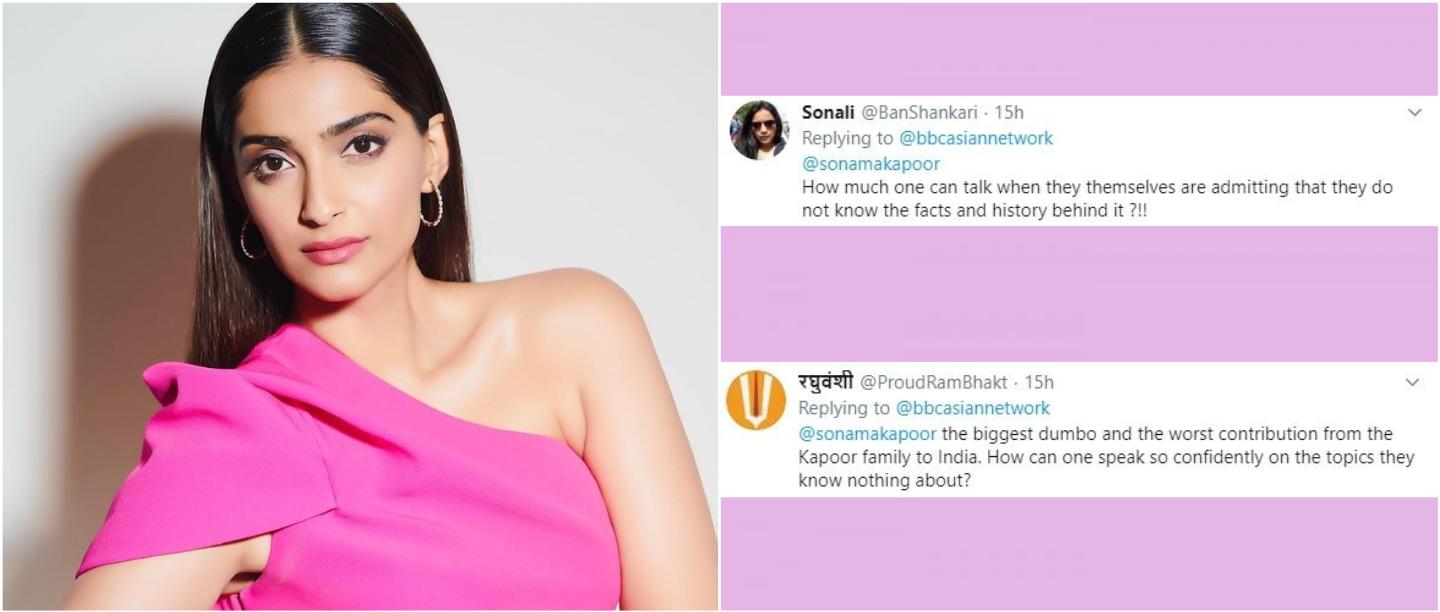 Trolled Some More: Twitter Slams Sonam Kapoor For Her Views On Scrapping of Article 370