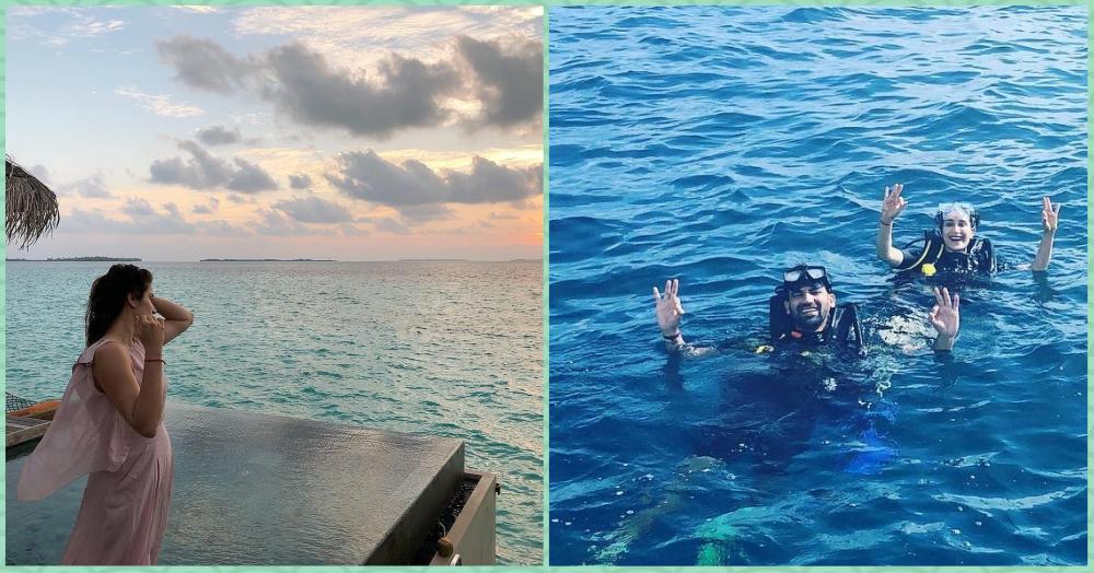 Zaheer &amp; Sagarika Chilling In Maldives Is Like Every Newlywed Couple EVER!