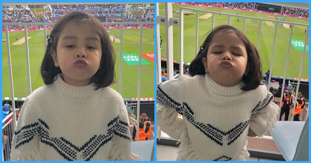 Ziva Cheering For Papa Dhoni At The World Cup Is The Cutest Thing You&#8217;ll See Today
