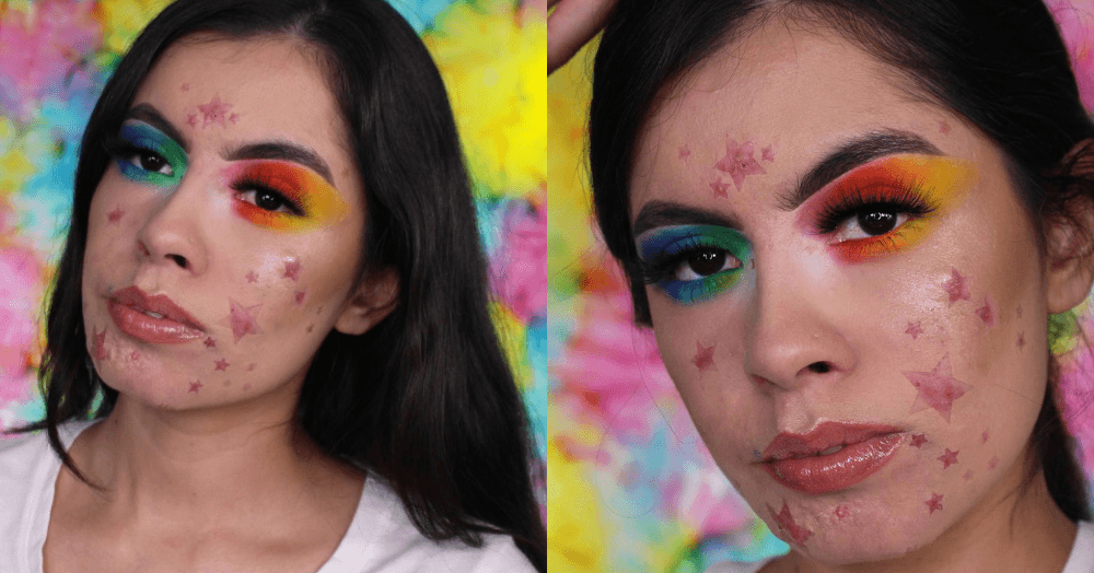 This Makeup Artist Embracing Acne With Colourful Makeup Has Got Us Crying With Joy!