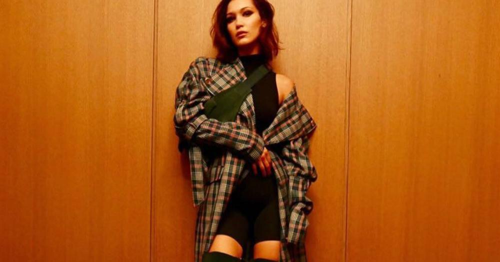 #MessageInABoot: Bella Hadid’s Shoes Are Sexy AF, &amp; We Love The Words On Them!