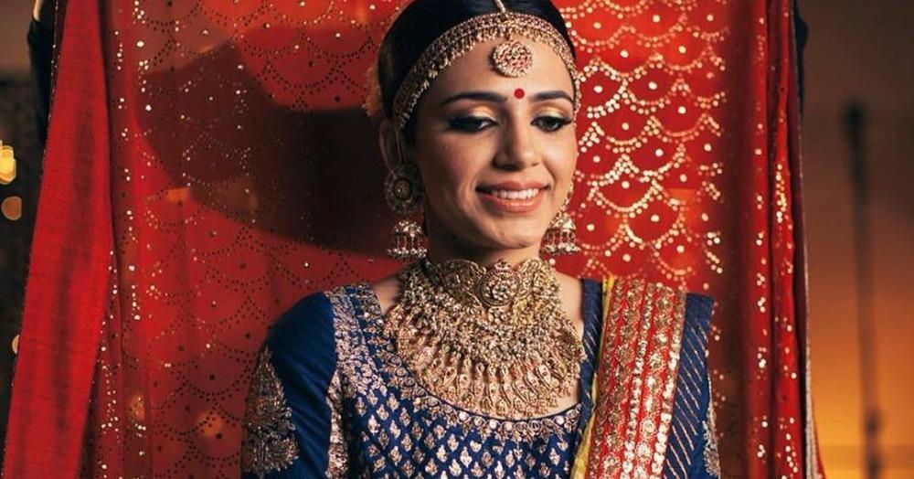 This Sabyasachi Bride&#8217;s Blue Lehenga Will Make You Ditch The Red!