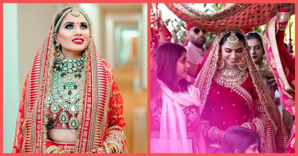 This Bride Wore *Deepika Wala* Sabyasachi Lehenga &amp; We Can&#8217;t Decide Who Looked Better!