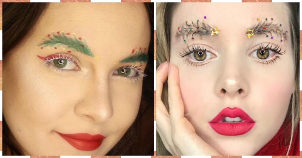 Christmas Tree Brows Are Here To Light Up Your Holiday Season