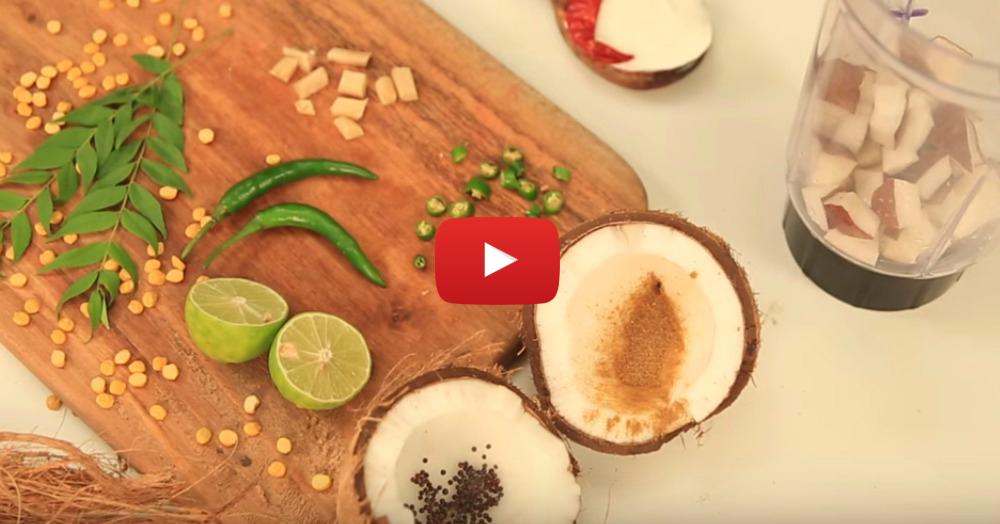 How To Make *Authentic* Coconut Chutney At Home!
