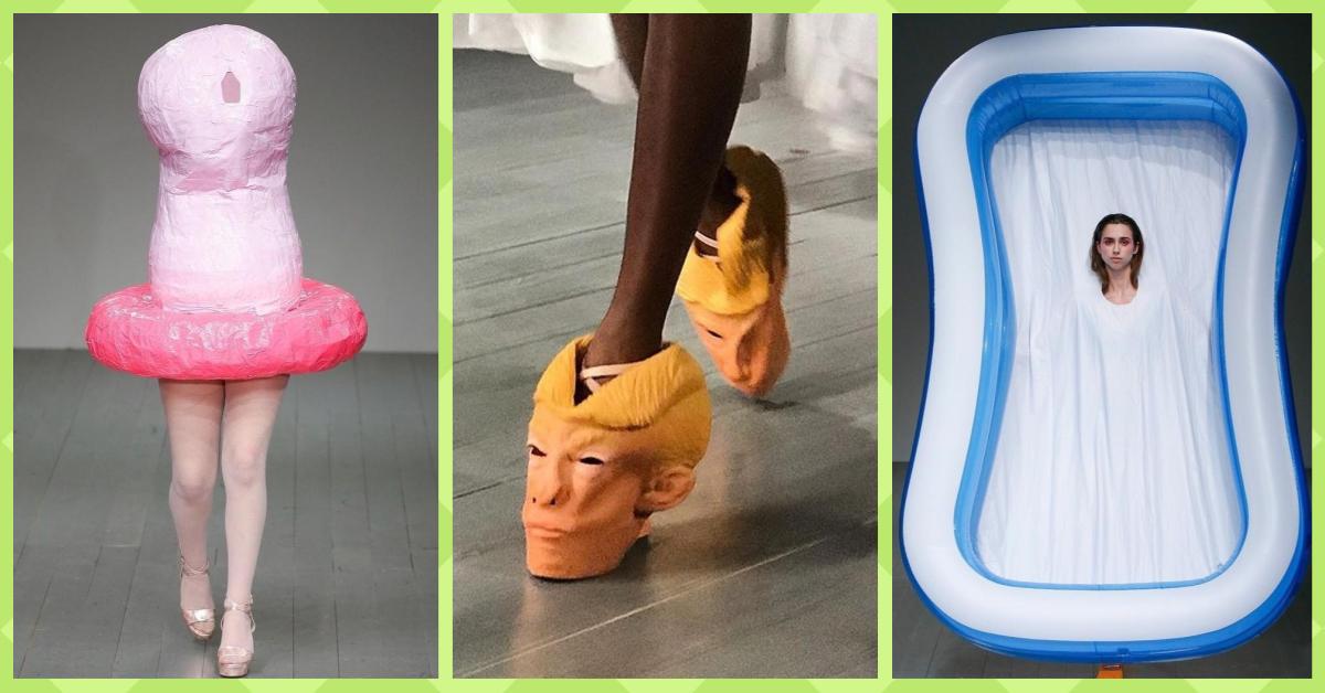 Meme-Worthy Pictures In 3, 2, 1&#8230; Condom Dresses, Trump Shoes &amp; More!