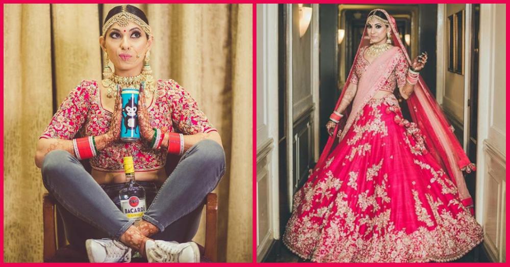 Beer, Push Ups And Sneakers: Delhi Girl Is A BrideChilla On Her D-Day!