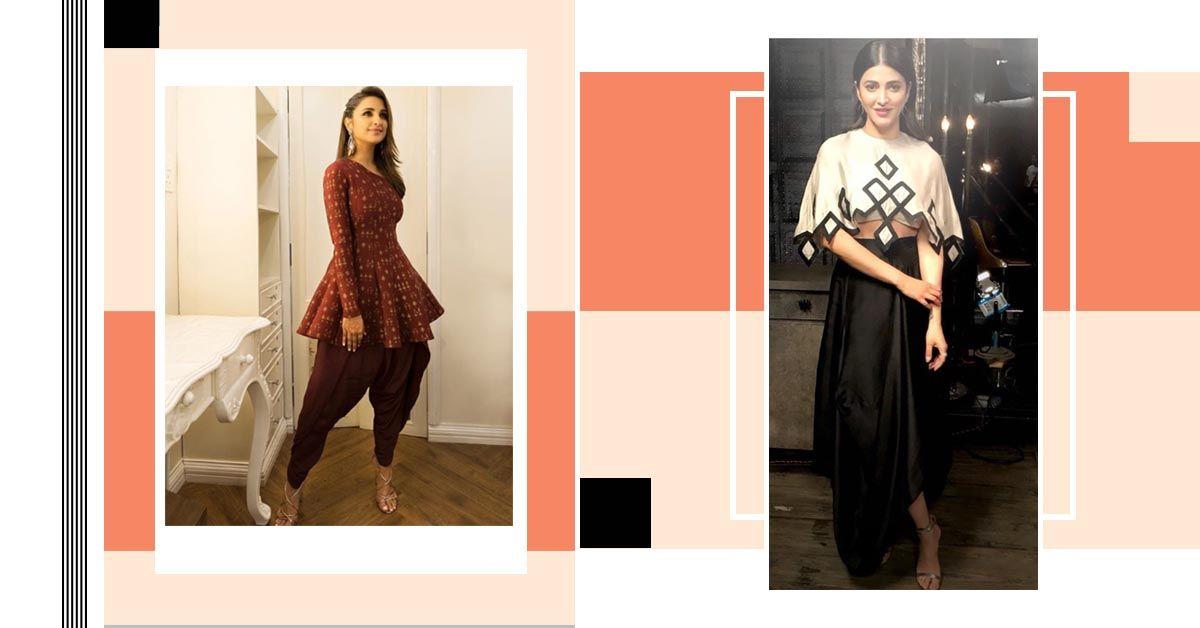 Creative Ways To Tie Your Saree Like A Dhoti &amp; Recreate These Celeb Looks!