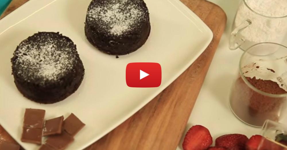 How To Make Domino’s Style Choco Lava Cake At Home!