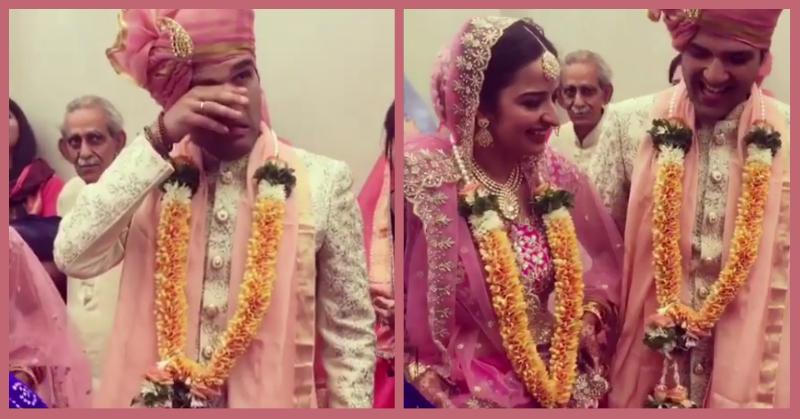This Groom Cried When &#8216;Din Shagna Da&#8217; Played For His Bride&#8217;s Entry &amp; All Of Us Went Awww