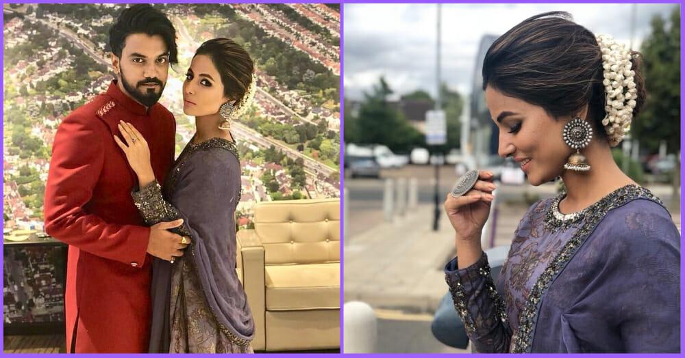 Gajra Mohabbat Wala: Hina Khan Is Turning The London Sky Violet With Her Desi Swag!