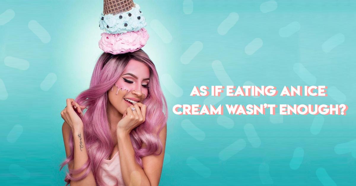 Wait, WHAT? Ice Cream Makeup Is Blowing Up Instagram!