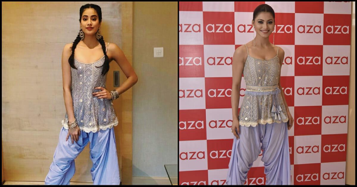 Janhvi Kapoor Does &#8216;Ditto&#8217; With Urvashi Rautela! Who Wore It Better?