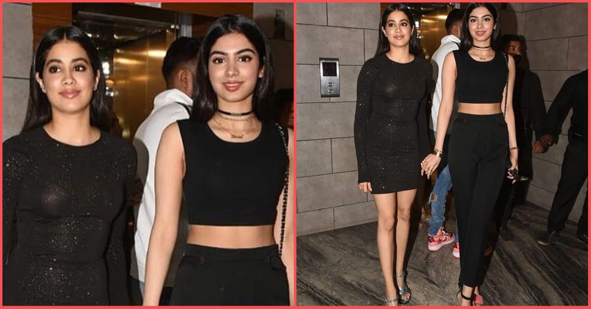 The Kapoor Sisters, Janhvi And Khushi, Redefine *Black Magic* In Matching Outfits!