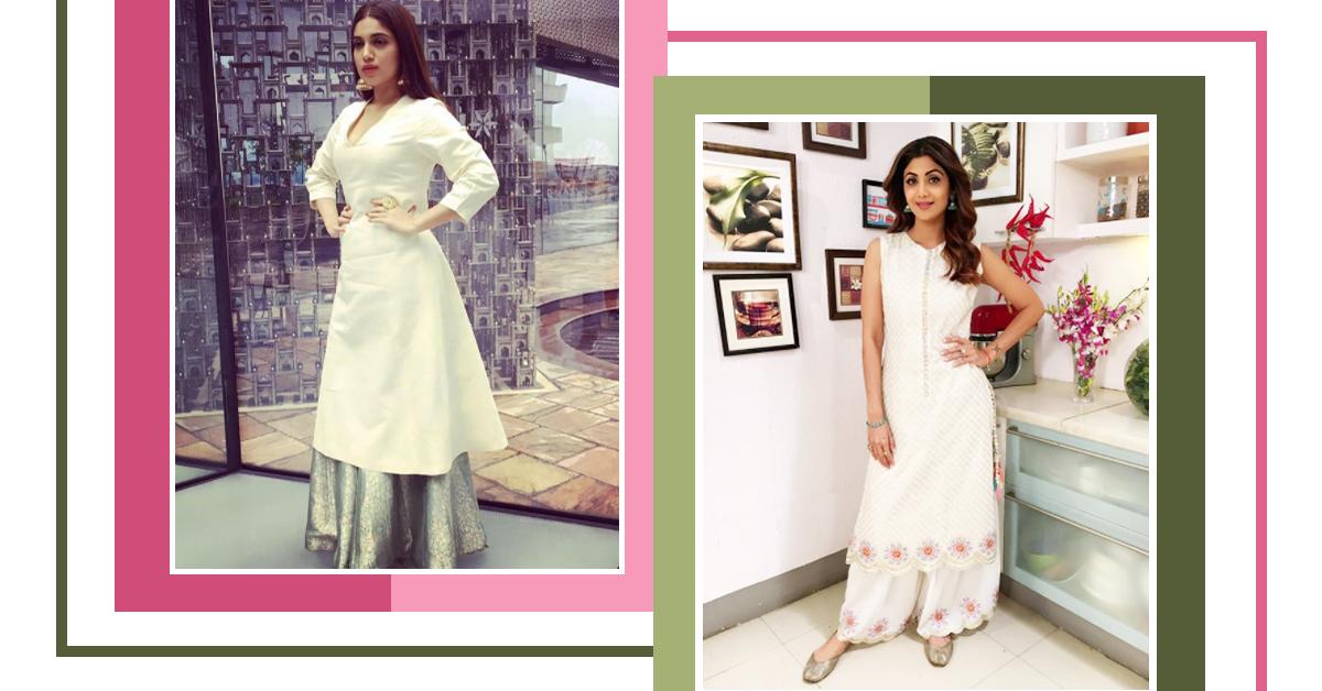 These Comfortable Kurta &amp; Palazzo Looks Prove That The Stars Are Just Like Us!