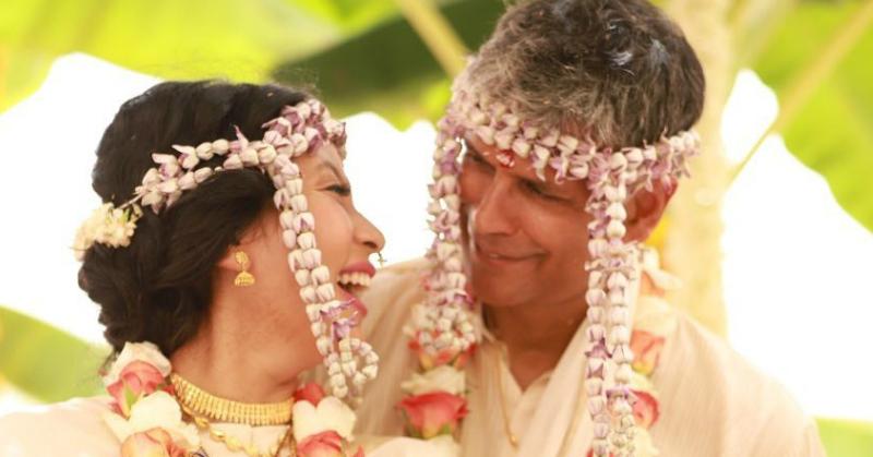 #TheStoryOfLove: Milind Soman&#8217;s Wife Ankita Reveals How The Two Met &amp; Fell In Love!