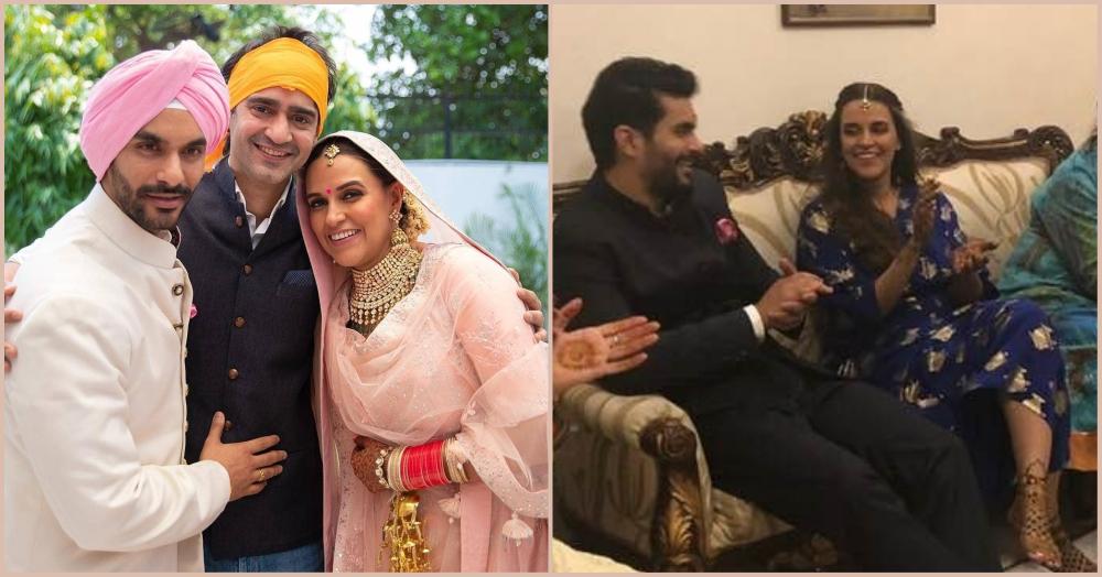Unseen Pictures And Videos From Neha Dhupia &amp; Angad Bedi&#8217;s Mehendi &amp; Wedding Ceremony!
