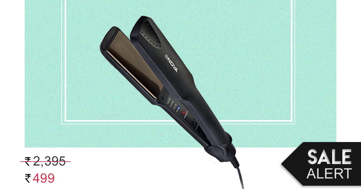 Get, Set, Straight: Buy This Hair Straightener For Less Than Rs 500