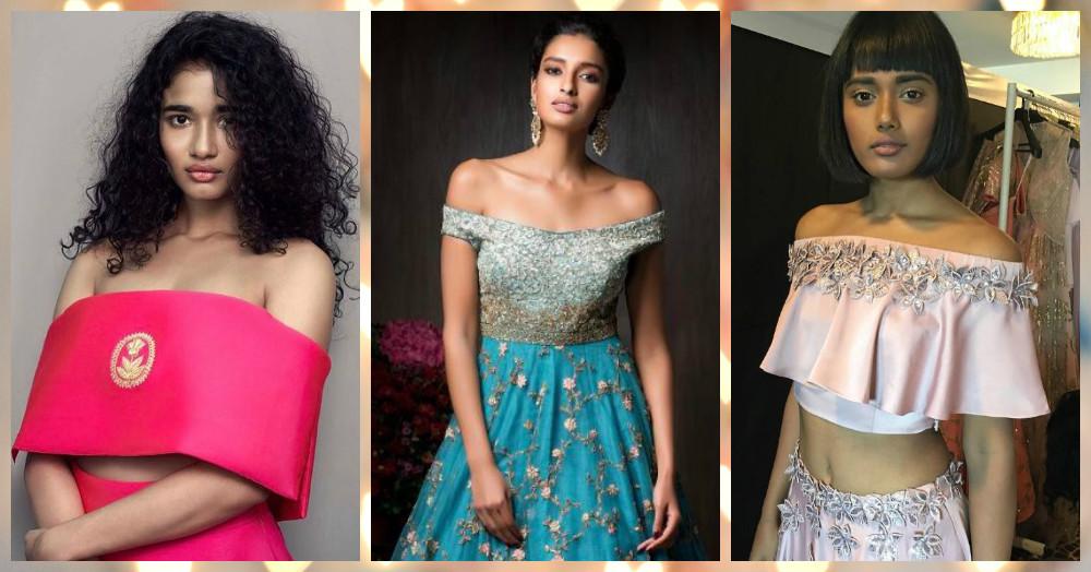 10 Stylish Off-Shoulder Blouse Designs For The Bride-To-Be!