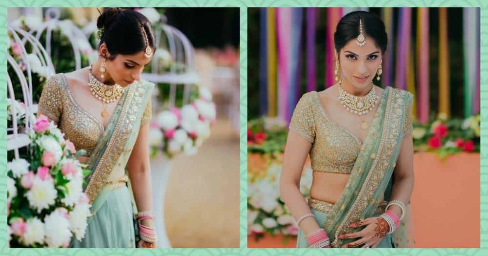 Pretty In Pastels: These 7 Brides And Their Gorgeous Lehengas Are Giving Us Bridal Goals!