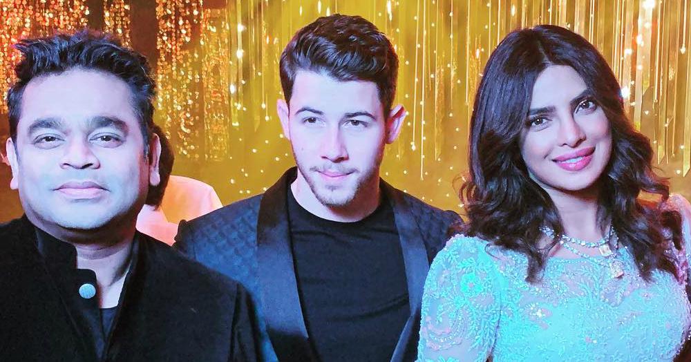 The First Picture Of Nick Jonas &amp; Priyanka Chopra From Their Bollywood Reception Is Here!