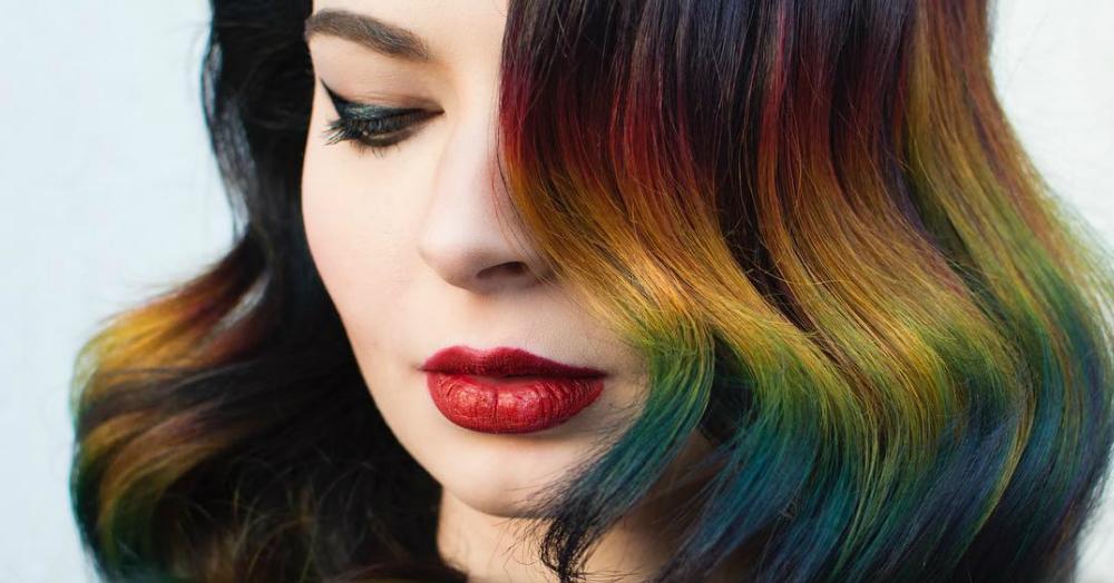 This Rainbow Ombré Hair Colour Technique Will Set Your Hair Goals Straight!