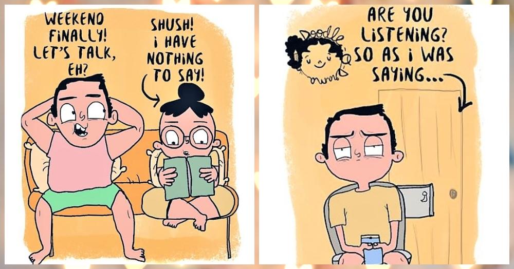 Cute Things Every Girl Does In A Relationship… Illustrated!