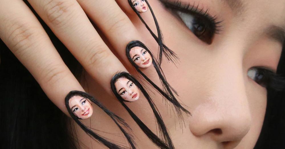 #SoAbsurd: Selfie Nails With ACTUAL Hair Is A Thing And WE CAN&#8217;T EVEN!