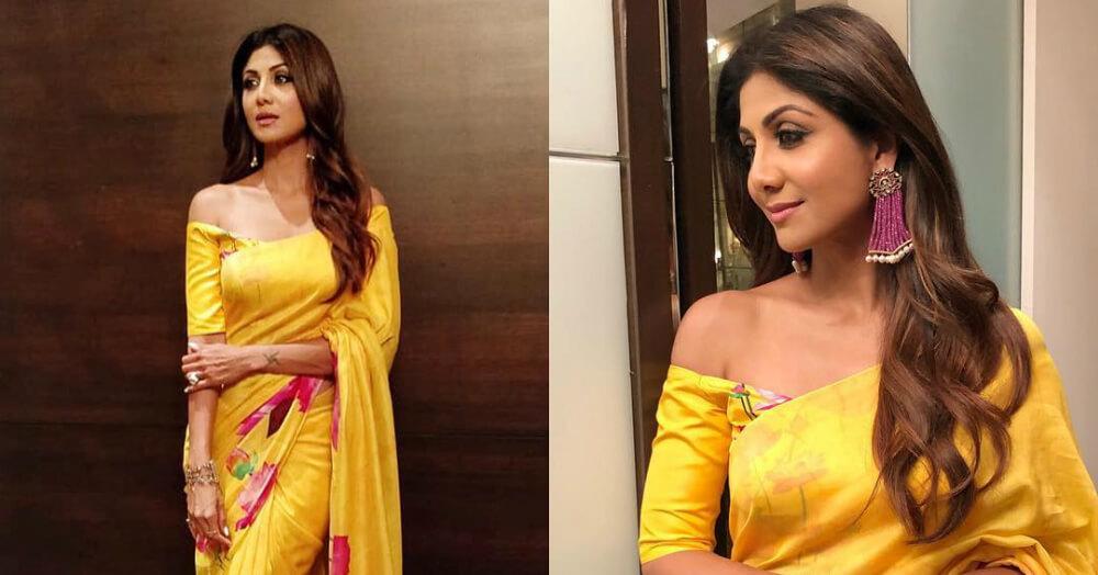 Shilpa&#8217;s Saree Is Such A Snack We&#8217;re Not Sure If It&#8217;s From House Of Masaba Or House Of Masala!