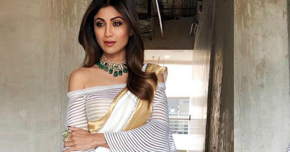 Shilpa Shetty&#8217;s New Look Proved Once Again That She Is The Queen Of The Saree Style Innovation!