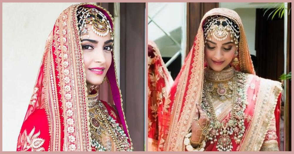 Sonam&#8217;s First Bridal Pictures Are Out &amp; She&#8217;s Not Wearing AJSK Or Sabya!