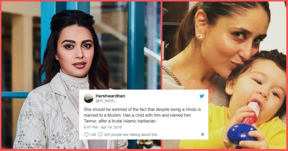 Swara Bhasker Defends Kareena &amp; Taimur Against Trolls, Proves She&#8217;s A Great Friend To The Family