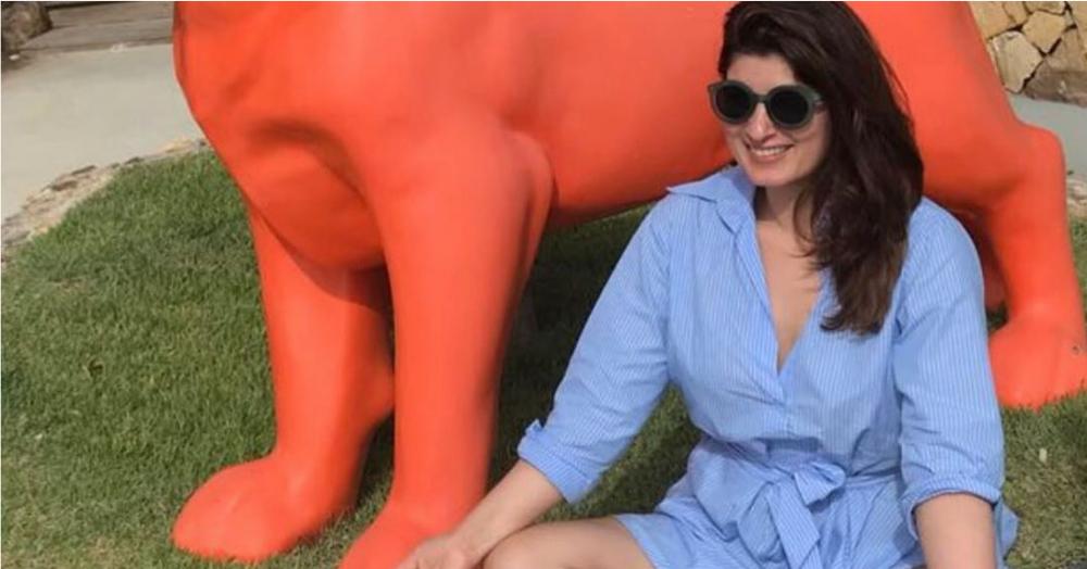 Twinkle Khanna Is Twinning With PM Narendra Modi With Her Meditation Picture