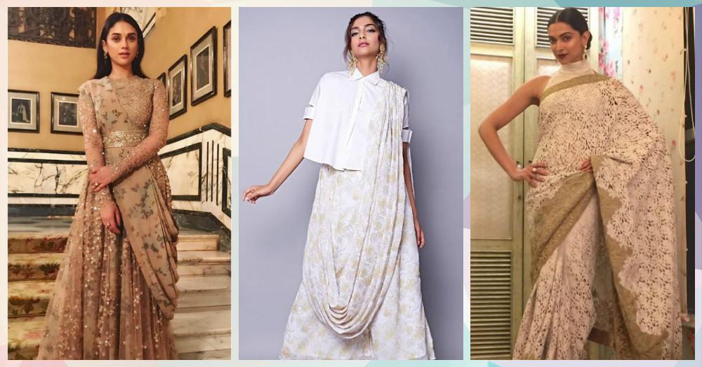 10 *New* Ways To Style A Saree Like Your Fav Bollywood Star!