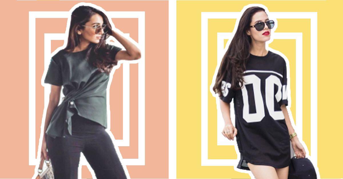 7 *Unconventional* Ways To Wear That Oversized T-Shirt!