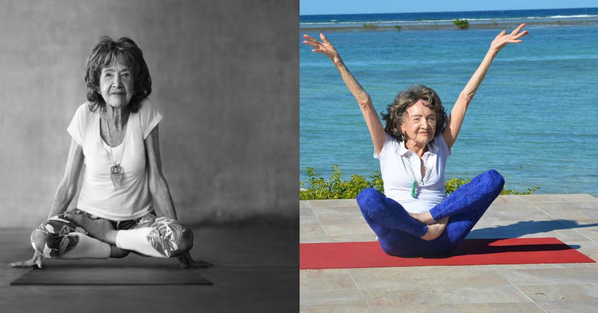 How To Live A Happy Life, According To The Oldest Yoga Teacher In The World!