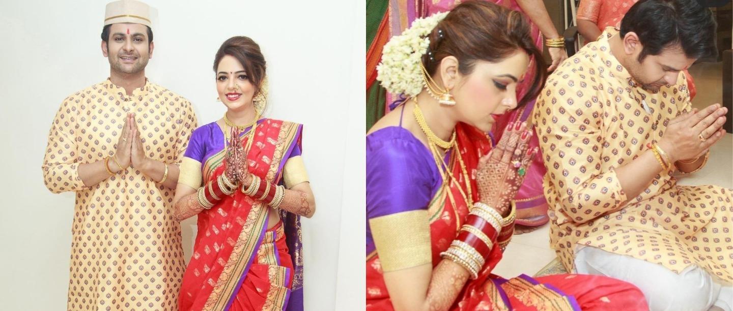 You Gotta See These Pics Of Sugandha Mishra Totally Killing It As A Maharashtrian Bride