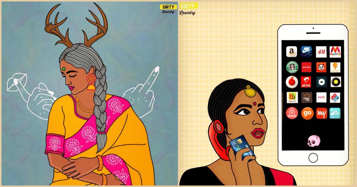 These Bold &amp; Beautiful Illustrations Show Everything That An Indian Woman Is (And Isn&#8217;t!)