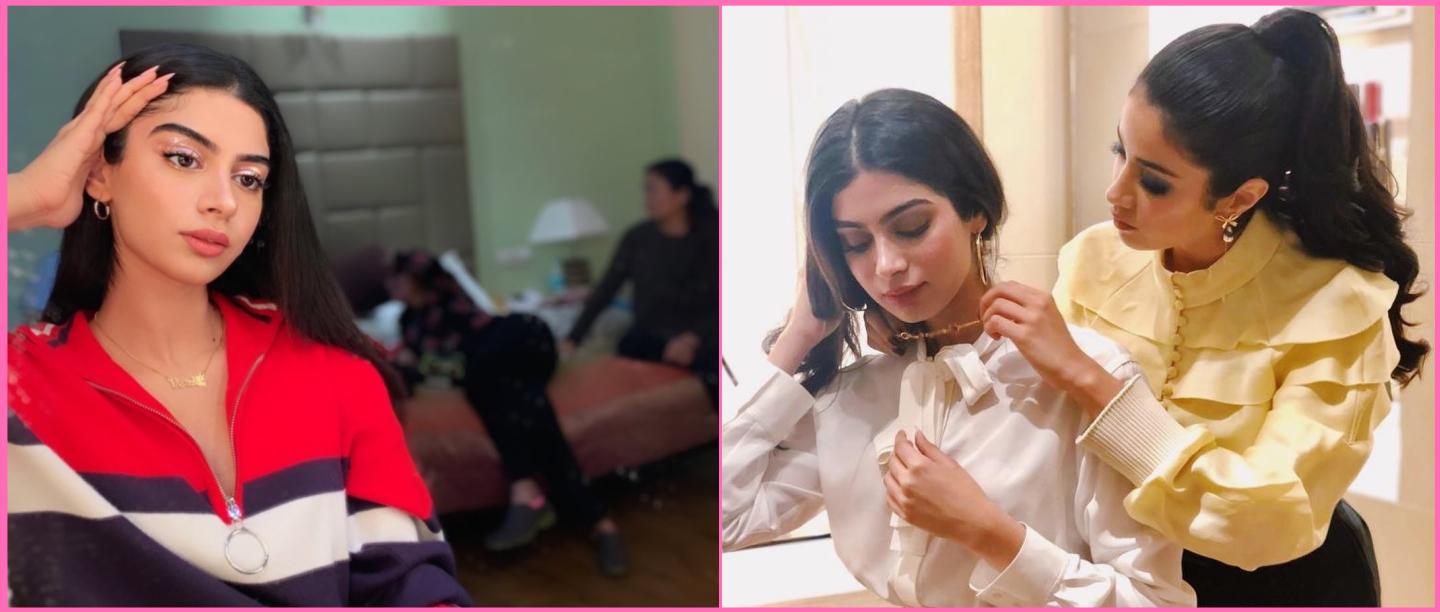 Janhvi Kapoor Tests Out Her Makeup Skills On Sister Khushi &amp; The Results Are Stunning!