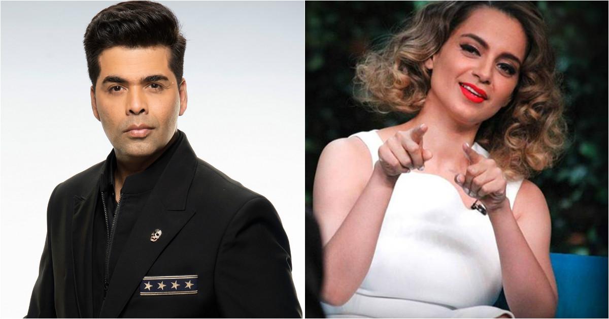 Kangana Ranaut &amp; Karan Johar Coming Together For A Reality Show Is A Twist We Didn&#8217;t Expect!