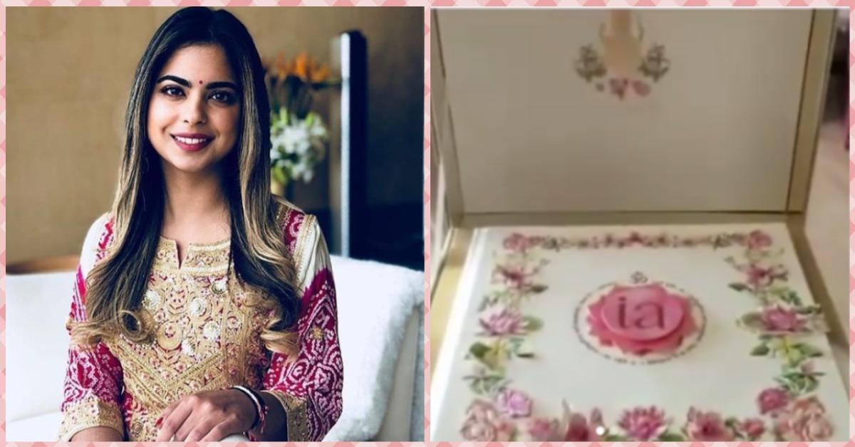 Isha Ambani’s Wedding Invite Is Worth 3 Lakhs And It Includes A Handwritten Note!