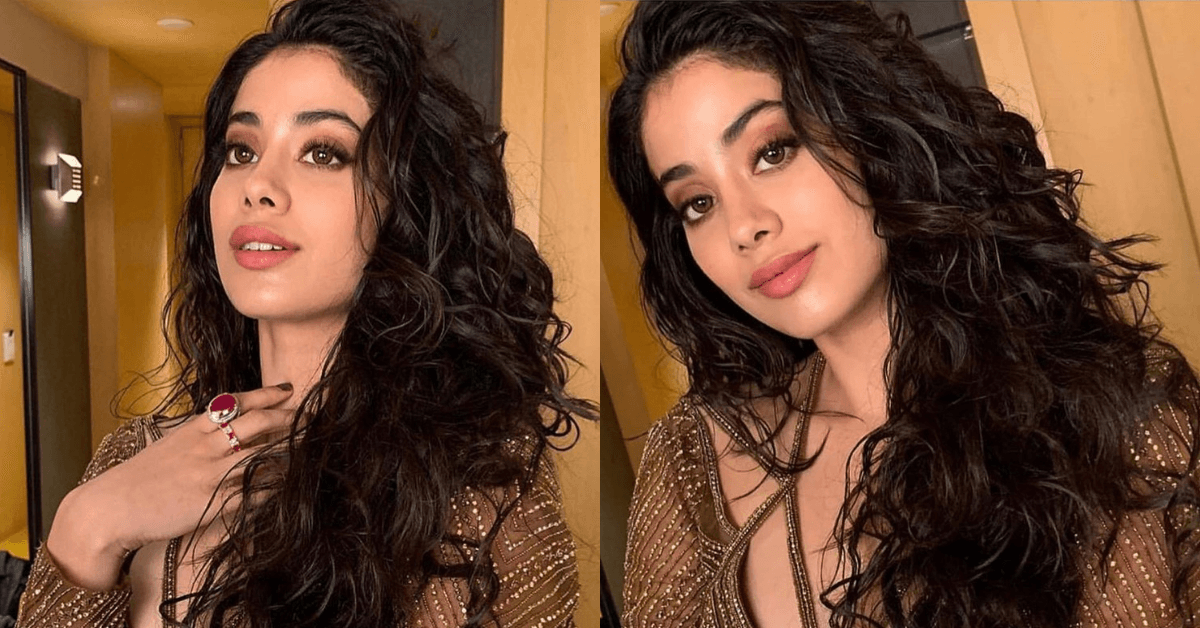 The Ultimate Curly Hair Tutorial Ft. Janhvi Kapoor That Requires No Heat Styling!