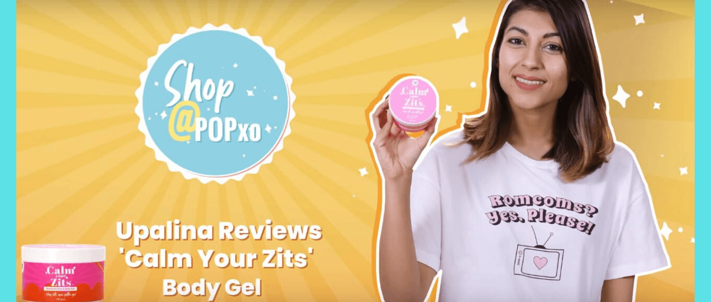 #POPxoBeauty: Upalina Reviews Our Calm Your Zits Blueberry Face &amp; Body Gel